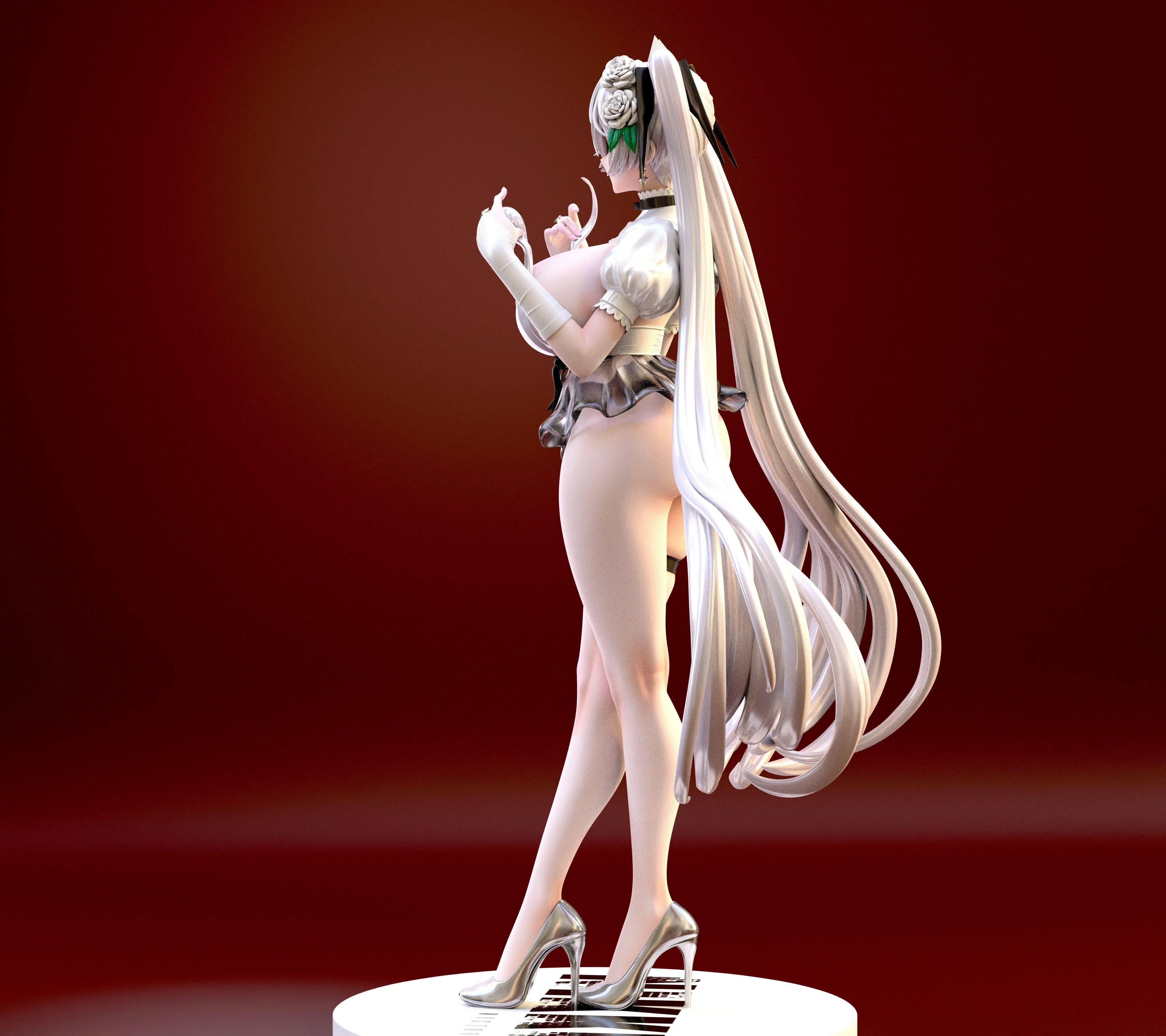 Garage Kit GK hand do resin die.it G697 Dress Cinderella