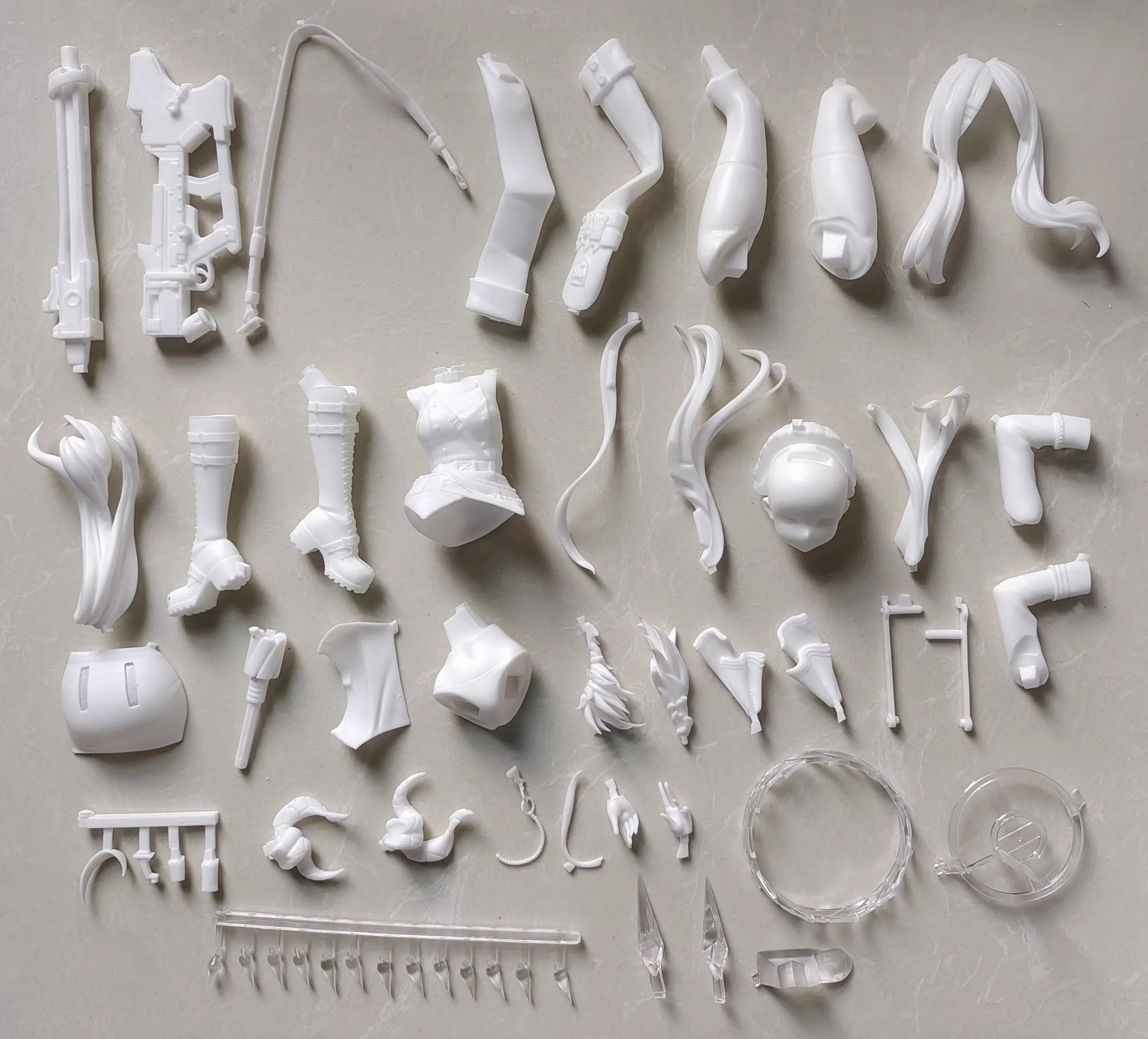 Garage Kit GK hand do resin die.it Naiya