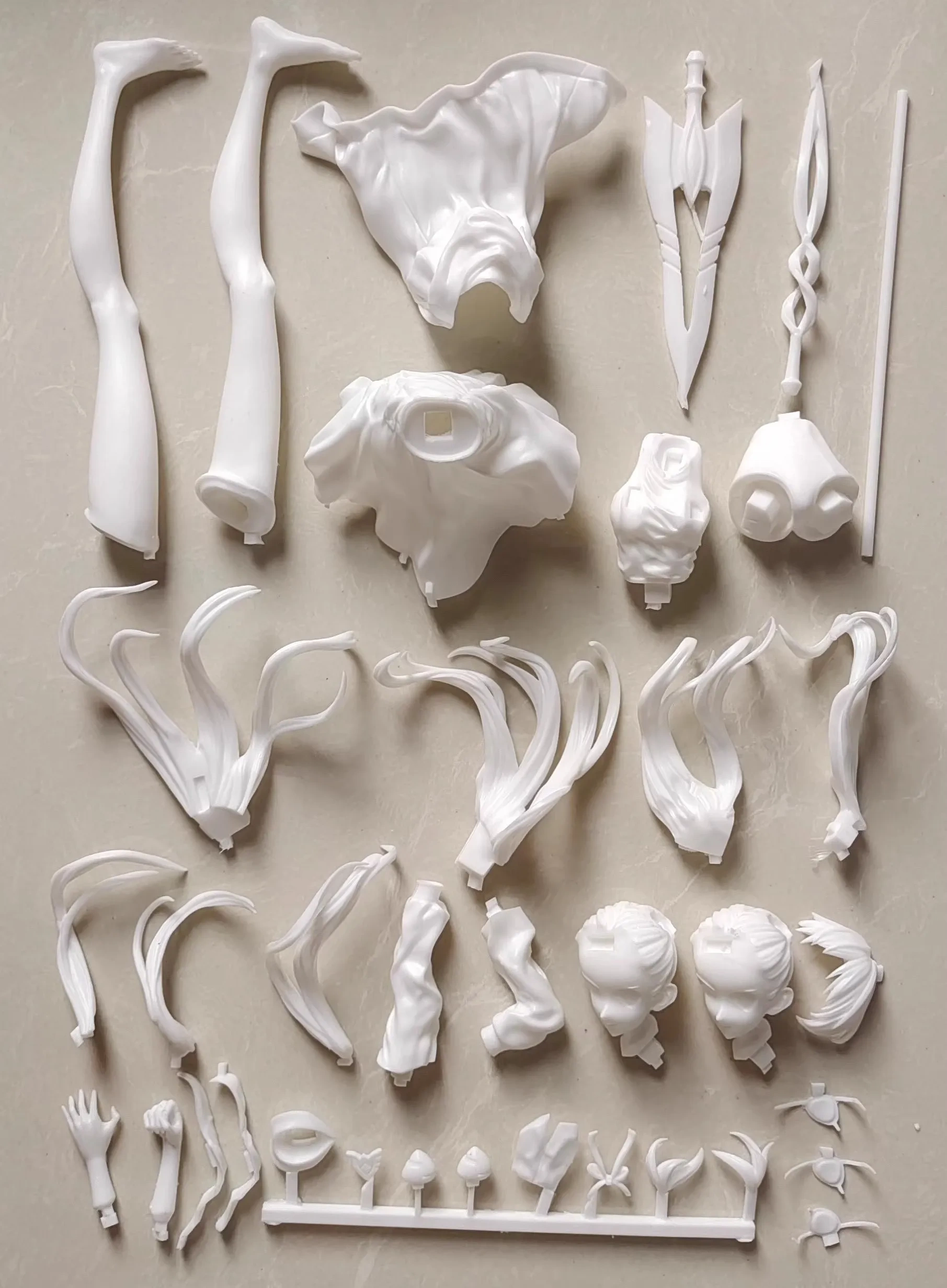 Garage Kit GK hand do resin die.it Bo Langere Asuka