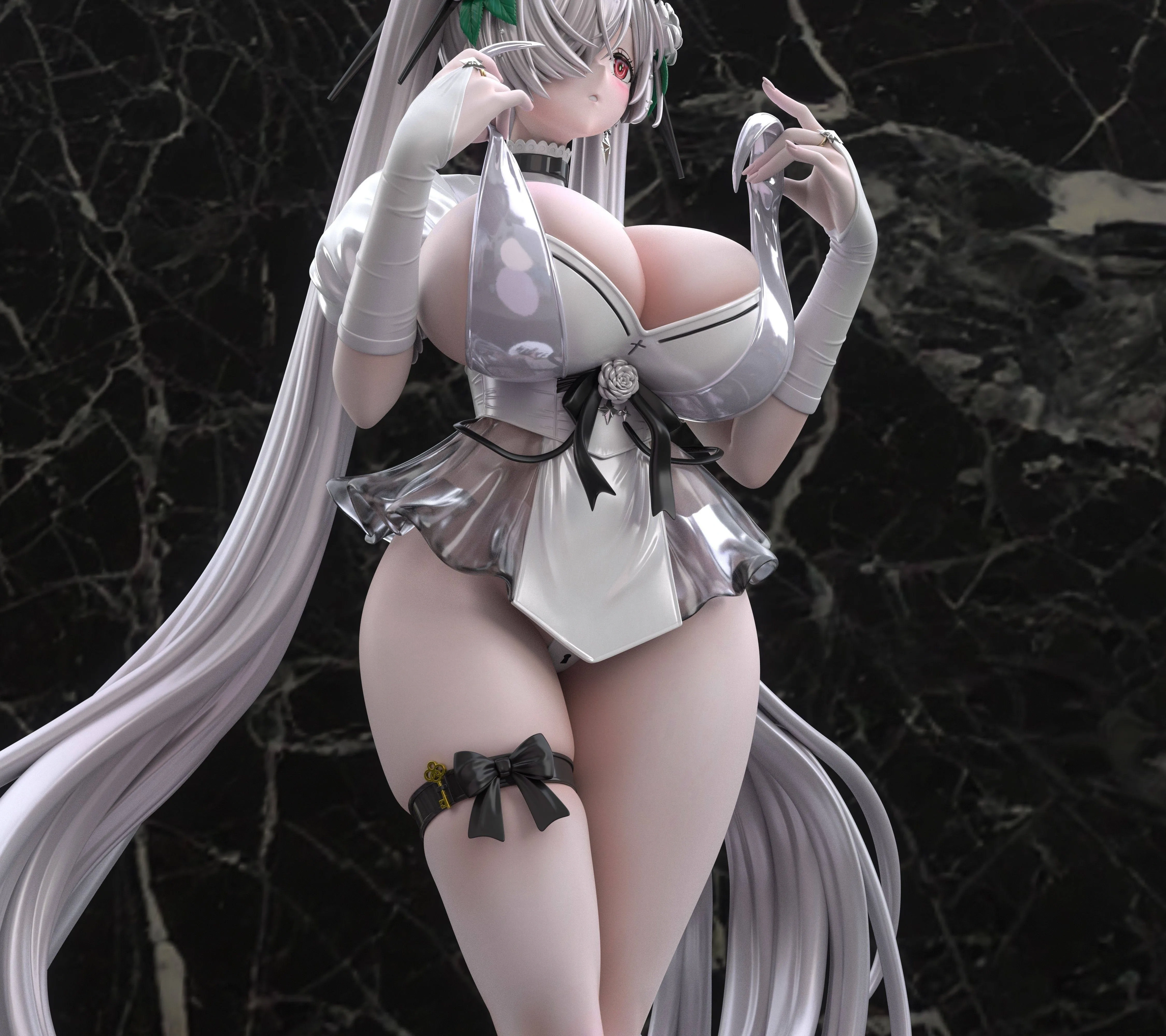 Garage Kit GK hand do resin die.it G697 Dress Cinderella