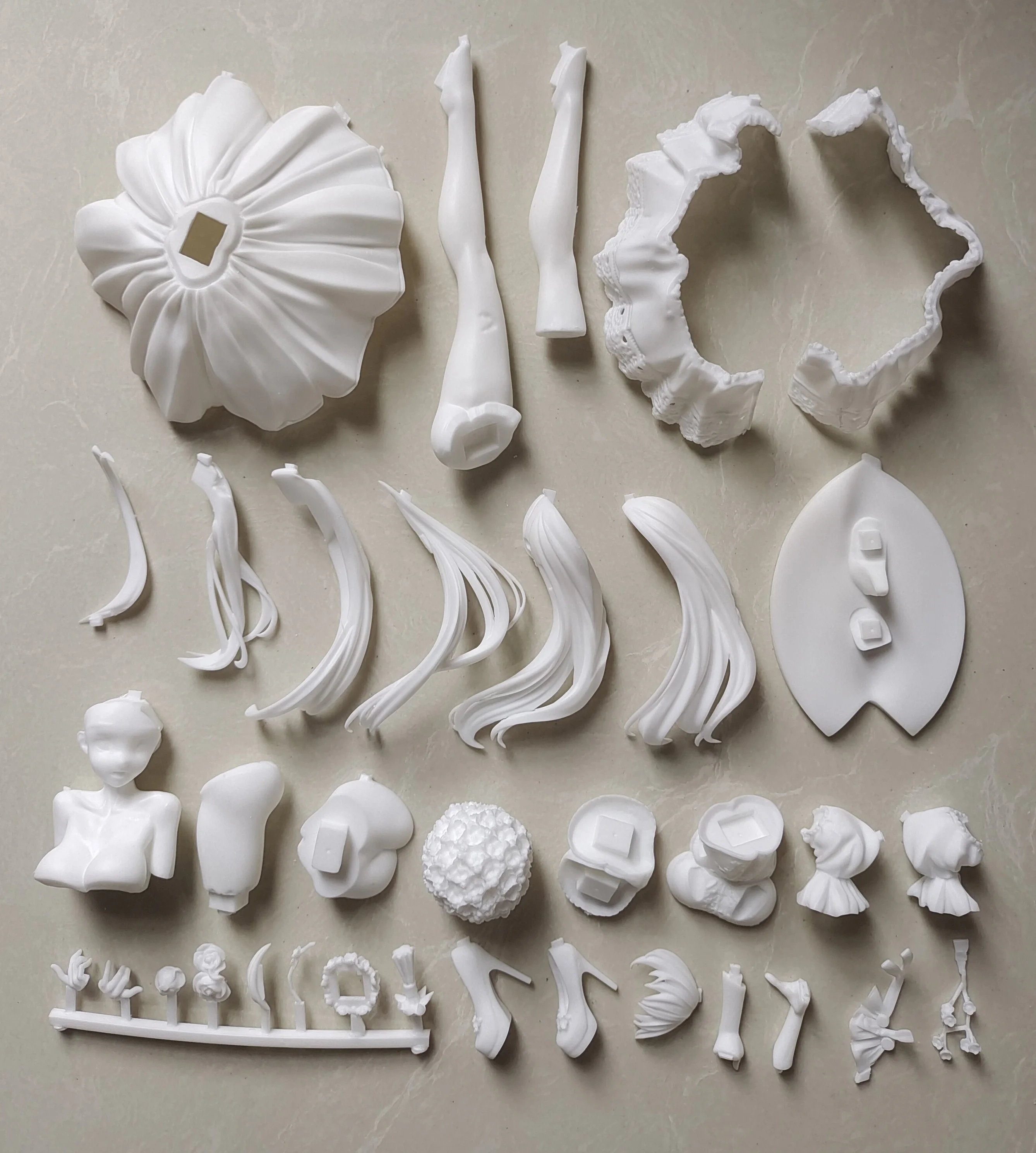 Garage Kit GK hand do resin die.it Jintang Yingzhu