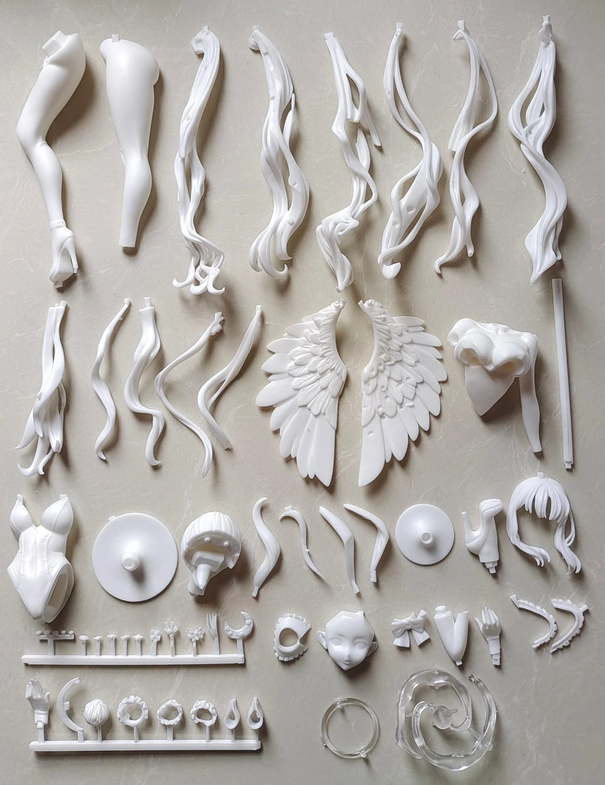 Garage Kit GK hand do resin die.it  The Holy Garden is not in flower