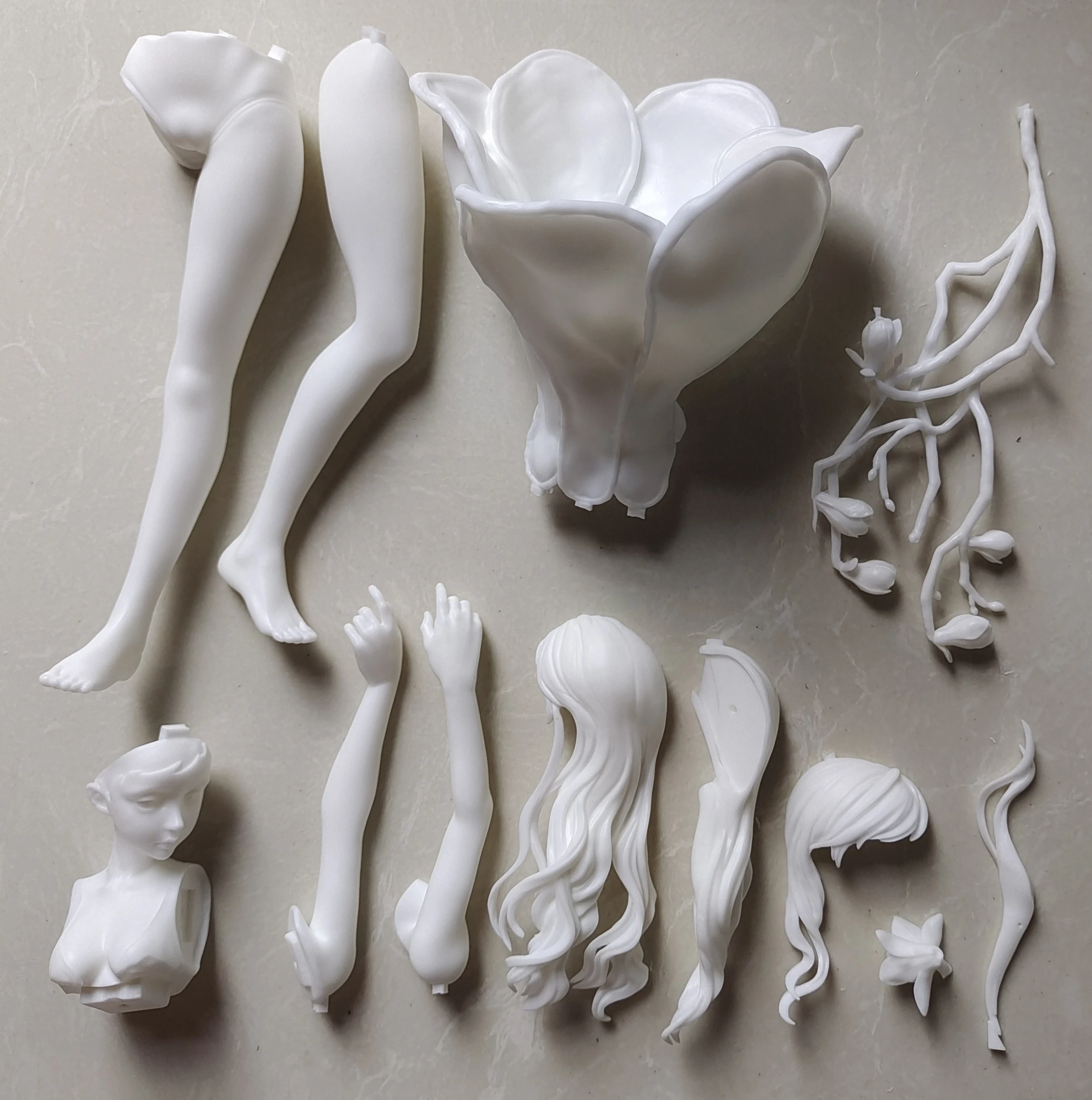 Garage Kit GK hand do resin die.it Manglia
