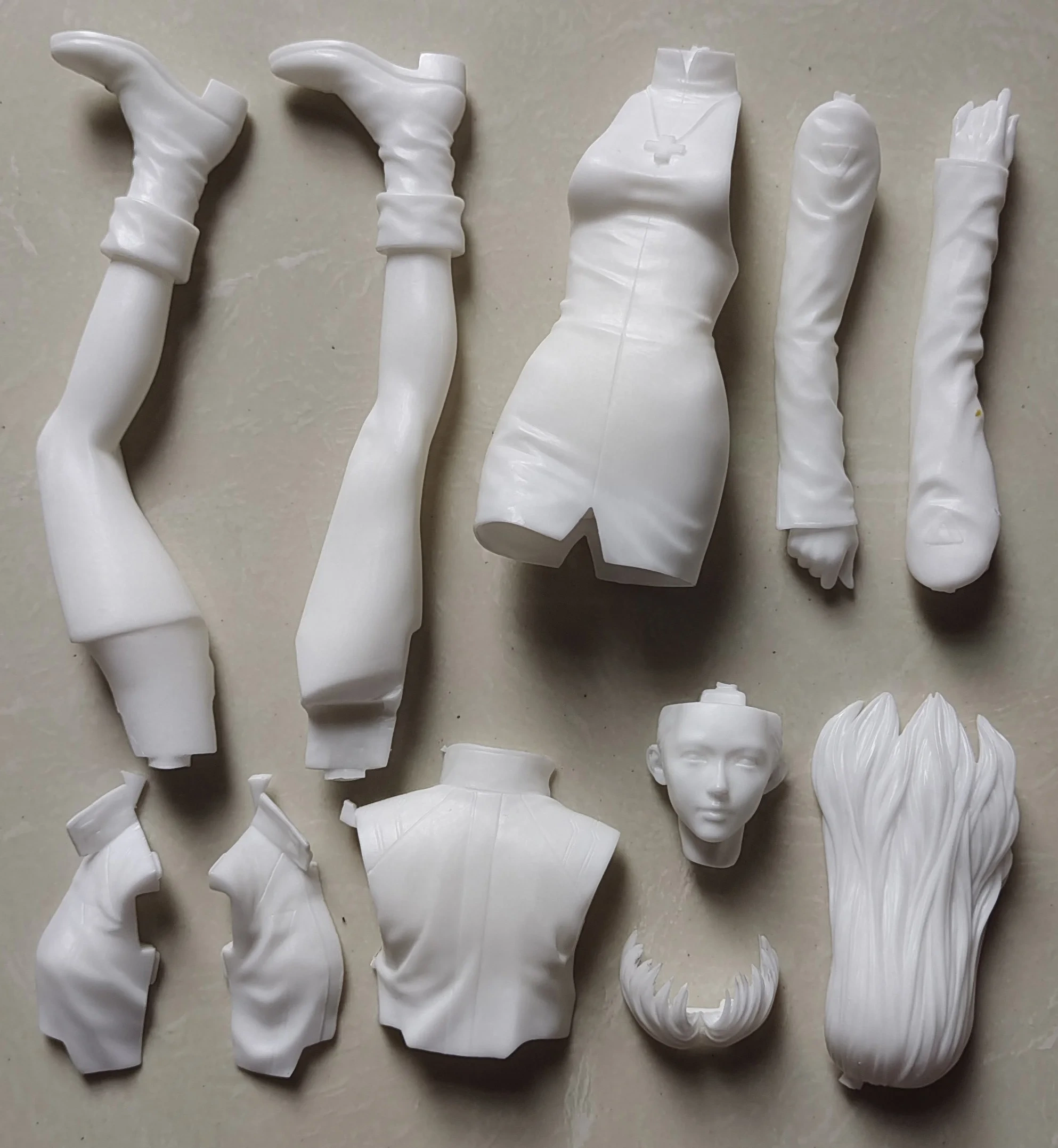 Garage Kit GK hand do resin die.it  Gocheng