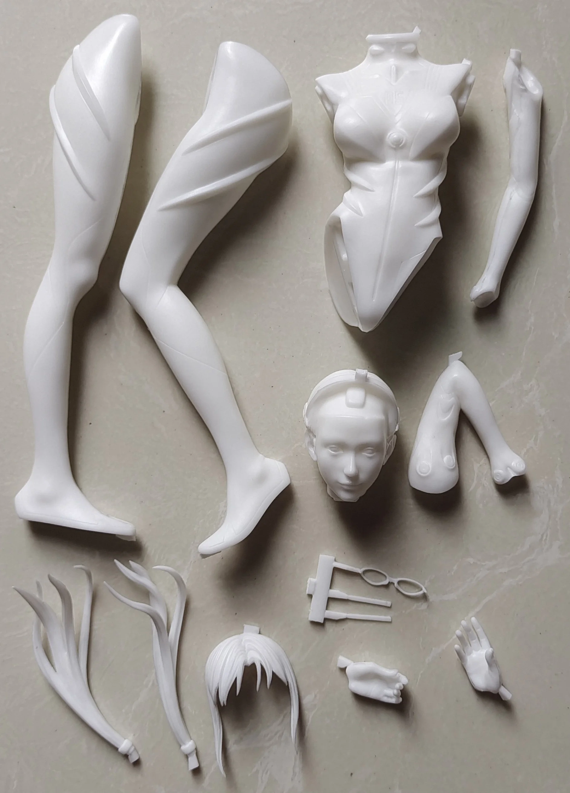 Garage Kit GK hand do resin die.it  1/8 True Hippo