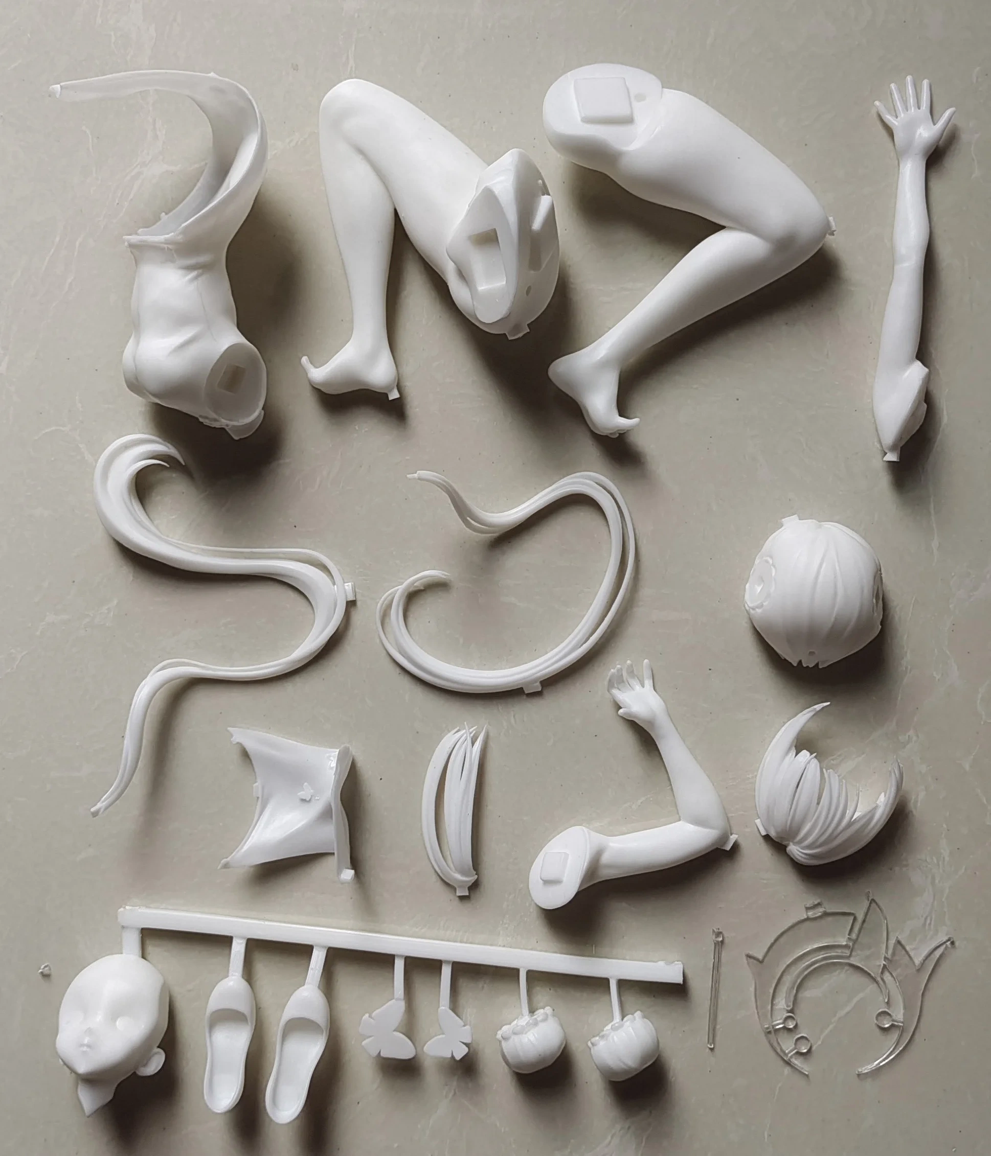 Garage Kit GK hand do resin die.it Longhua