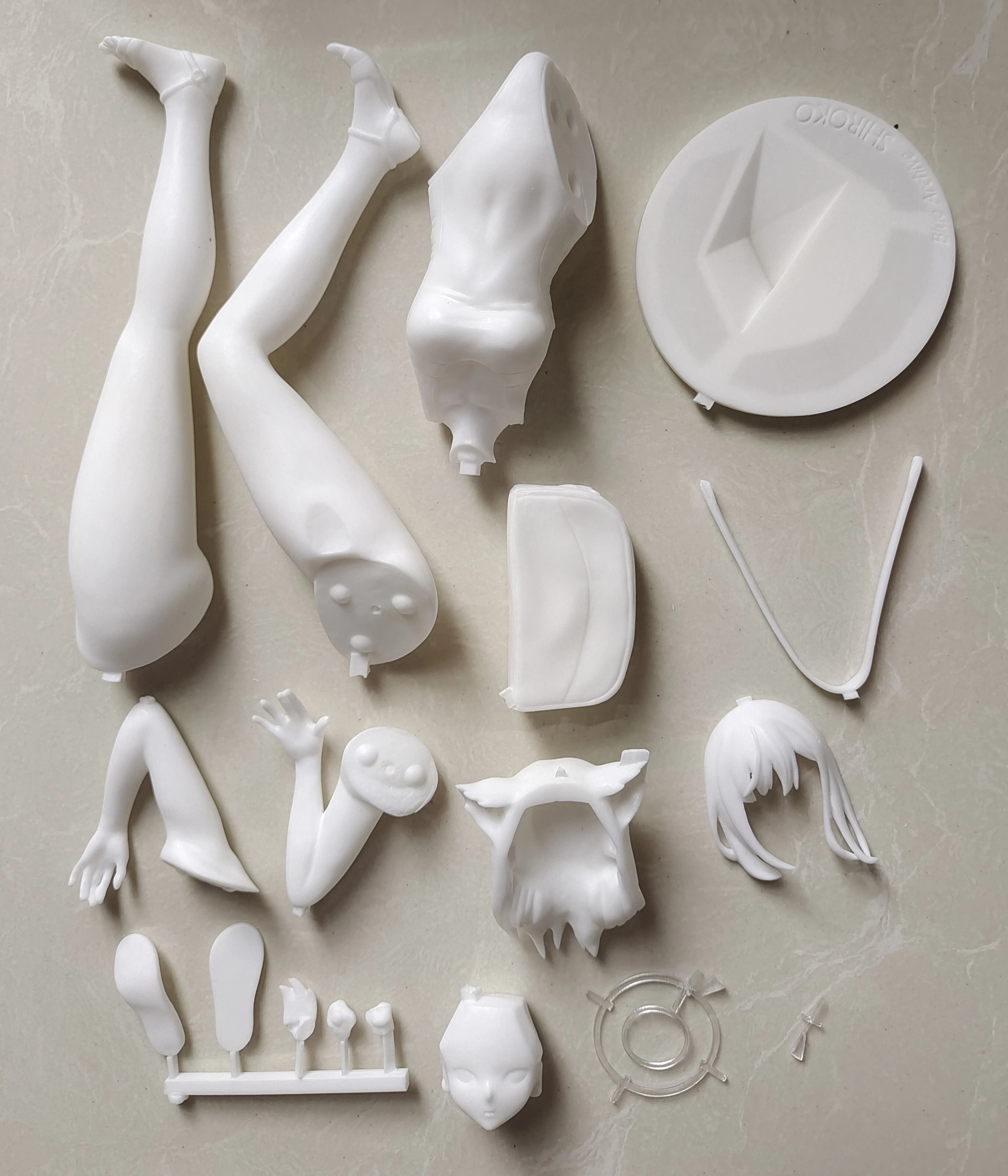 Garage Kit GK hand do resin die.it G604 Bai Zishawang Lu