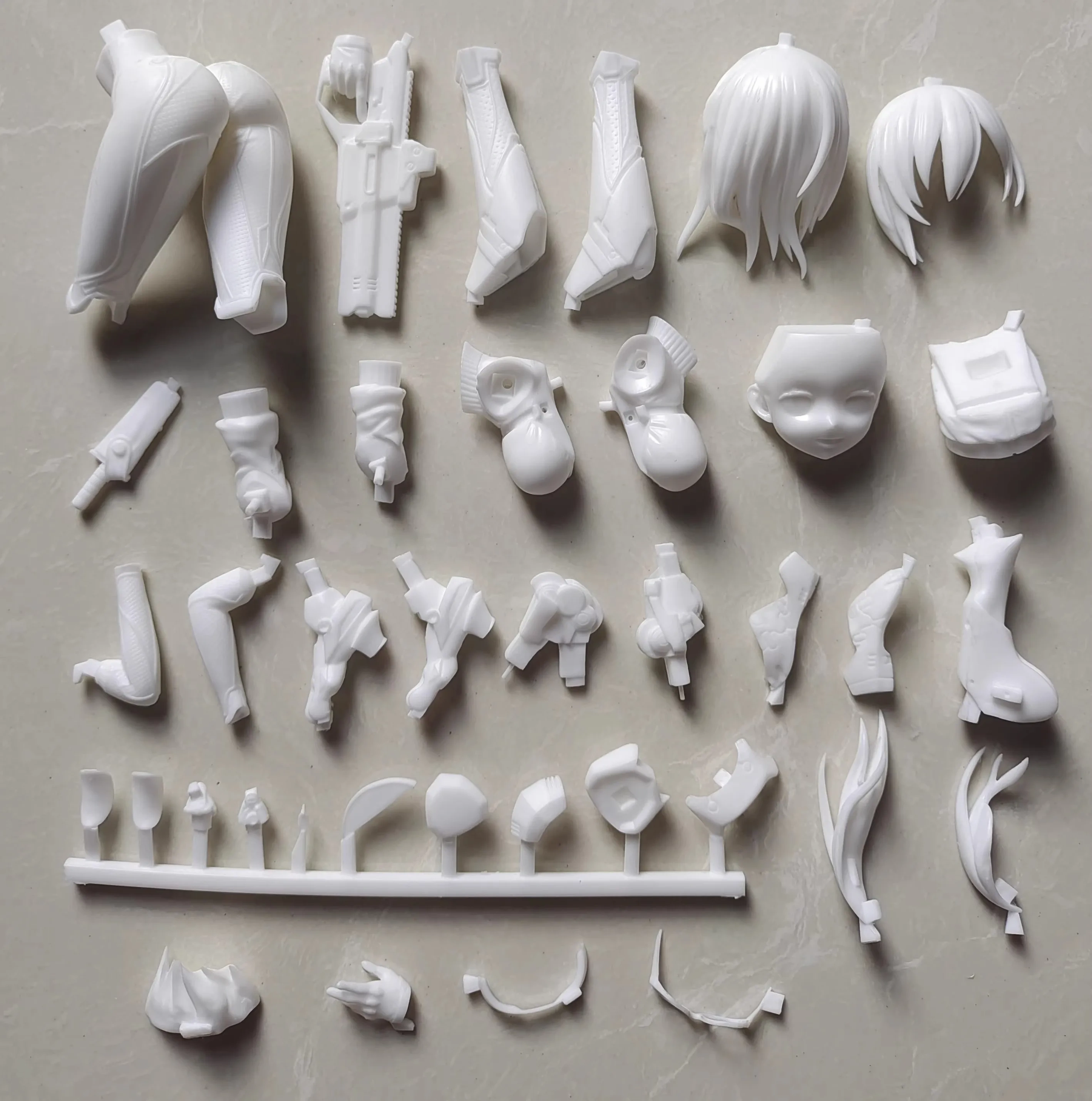 Garage Kit GK hand do resin die.it  Radish Seed