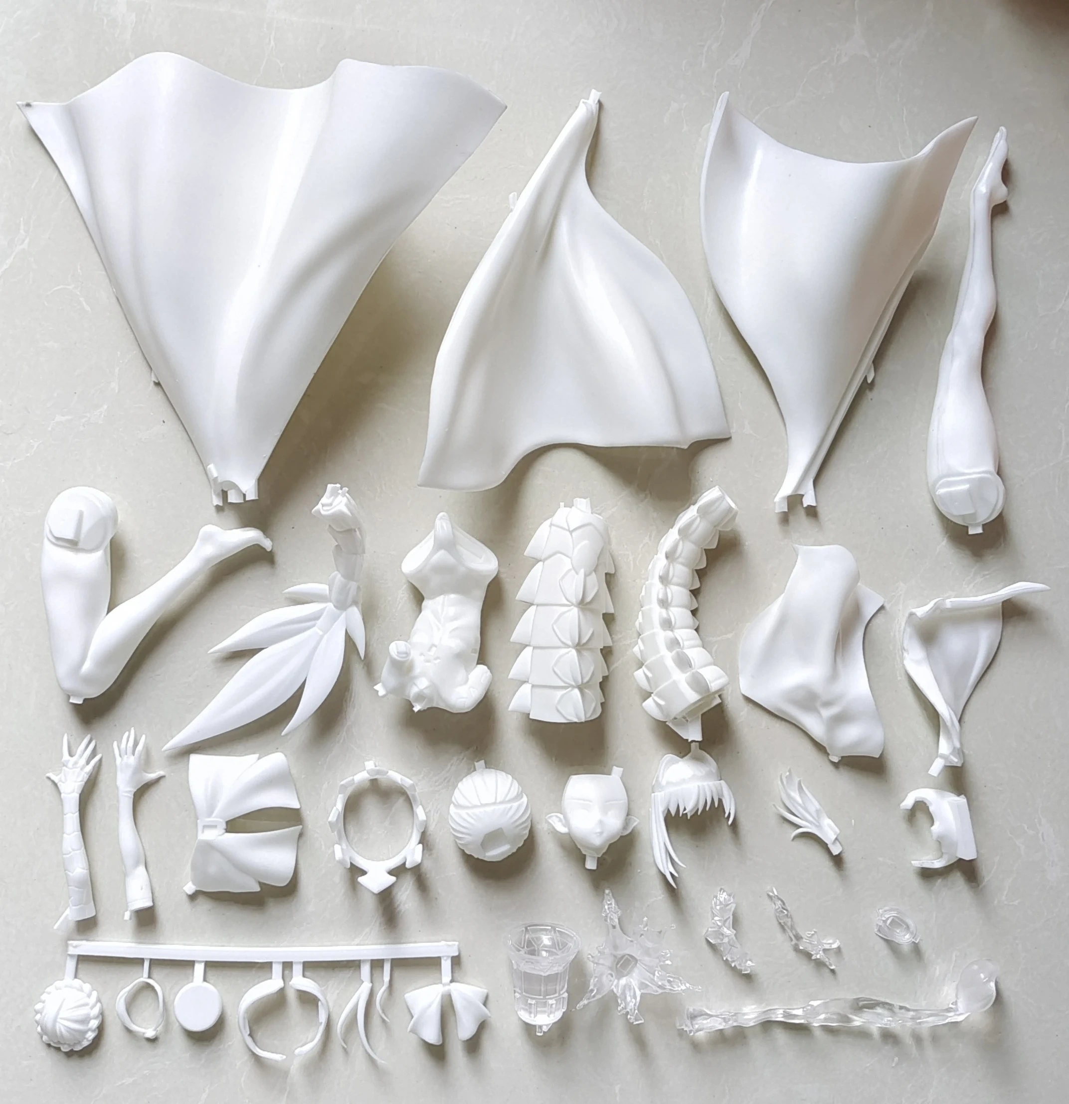 Garage Kit GK hand do resin die.it Demon Princess Draco