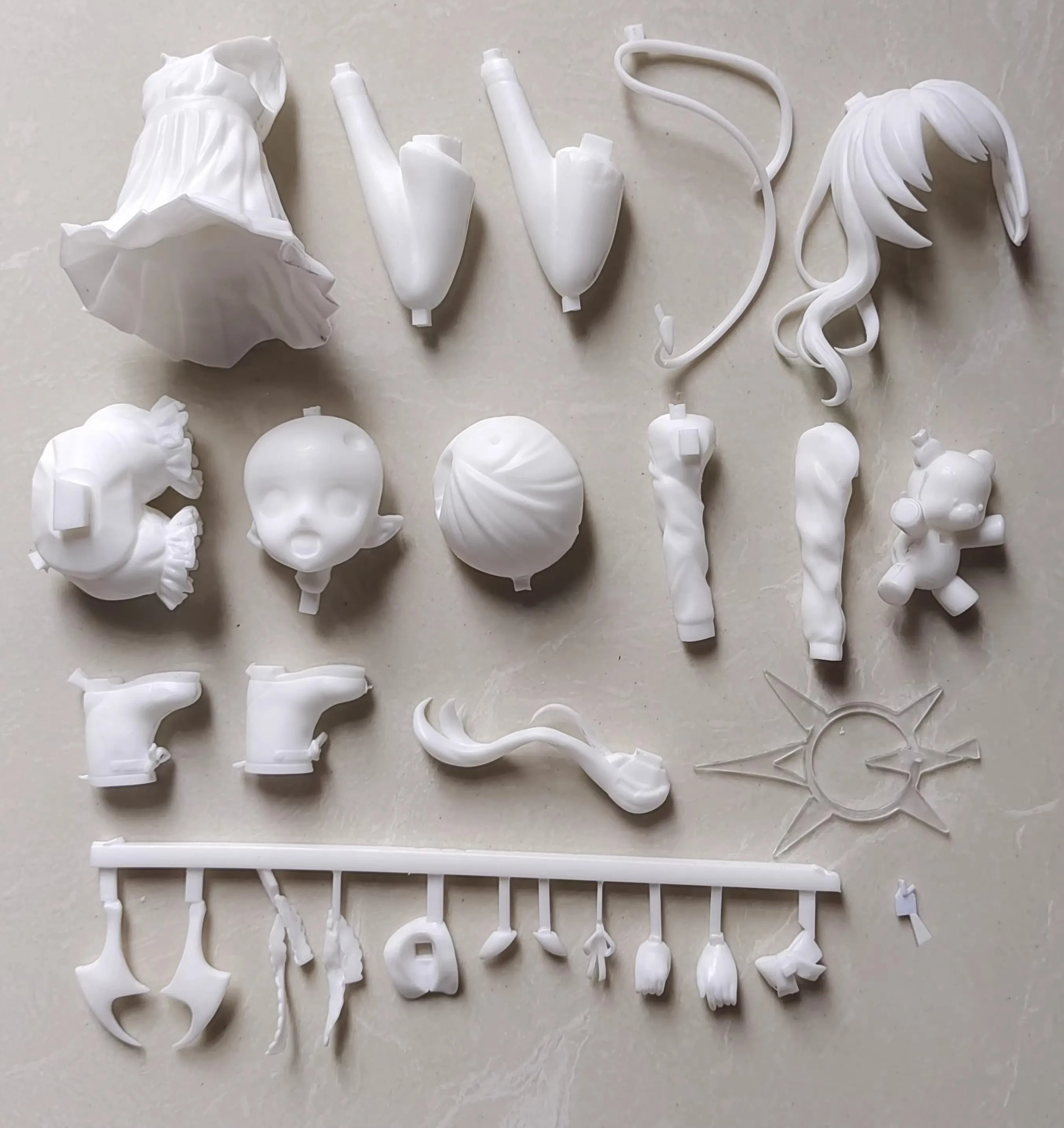 Garage Kit GK hand do resin die.it  Dan Hua Yi Chi
