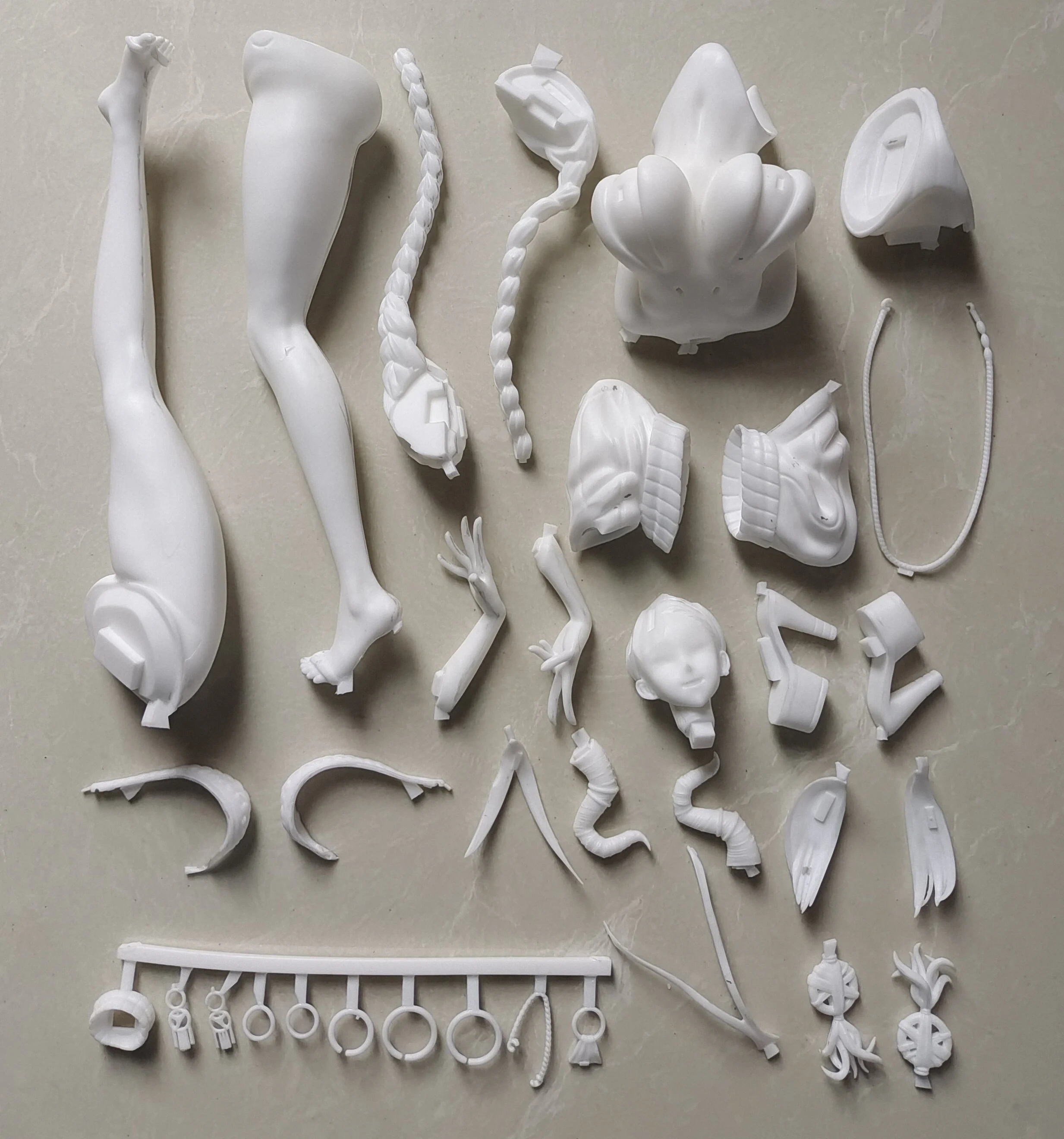 Garage Kit GK hand do resin die.it 1/6 Tokaido