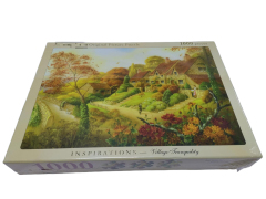 Customize cardboard paper 1000 Pieces jigsaw puzzle for Adult