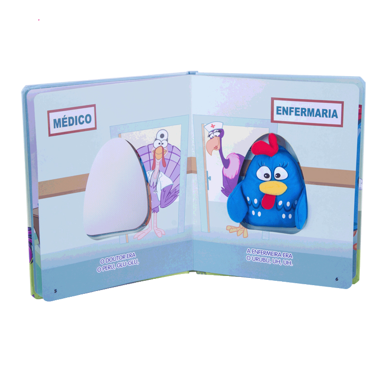 Hot Selling Customized Baby Early Learning Finger Puppet Book Printing