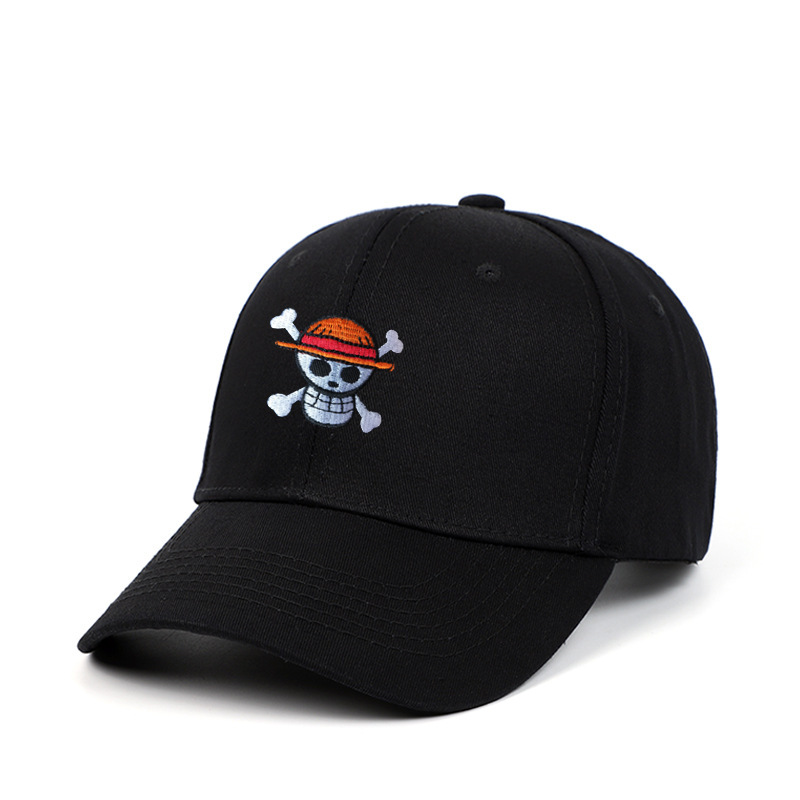 Cartoon skull  baseball cap peaked cap sun visor outdoor sports cap