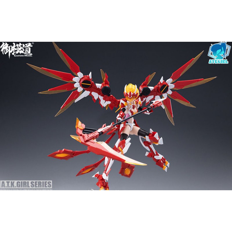 Dragon Momoko E-Model Chinese Divine Beast ZhuQue Red Bird ATK girl model