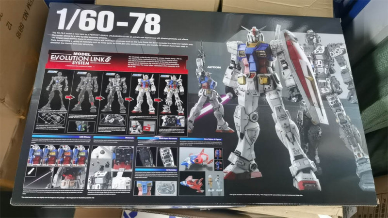 DABAN PG 1/60 RX 78 ROBOT UNLEASHED MODEL KIT