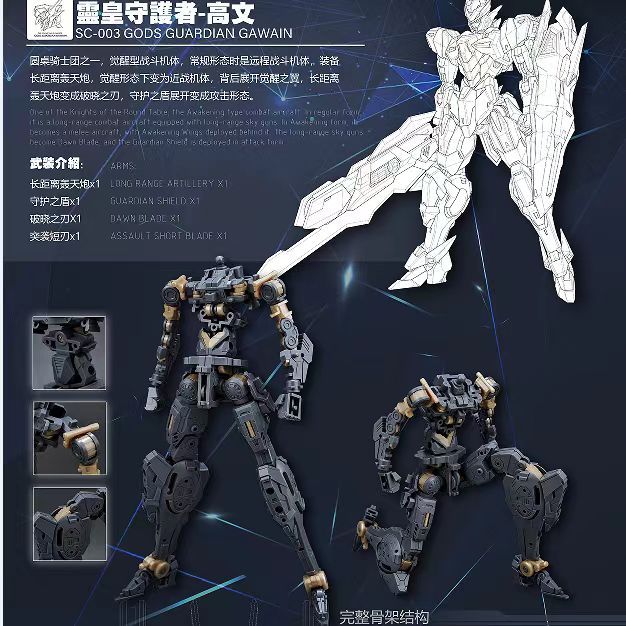 SNAA RG 1/144 GODS GUARDIAN GAWAIN