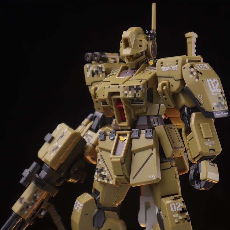 HG 1/144 RGM-79S GM SPARTAN DESERT VER MODEL KIT BY XF MODEL