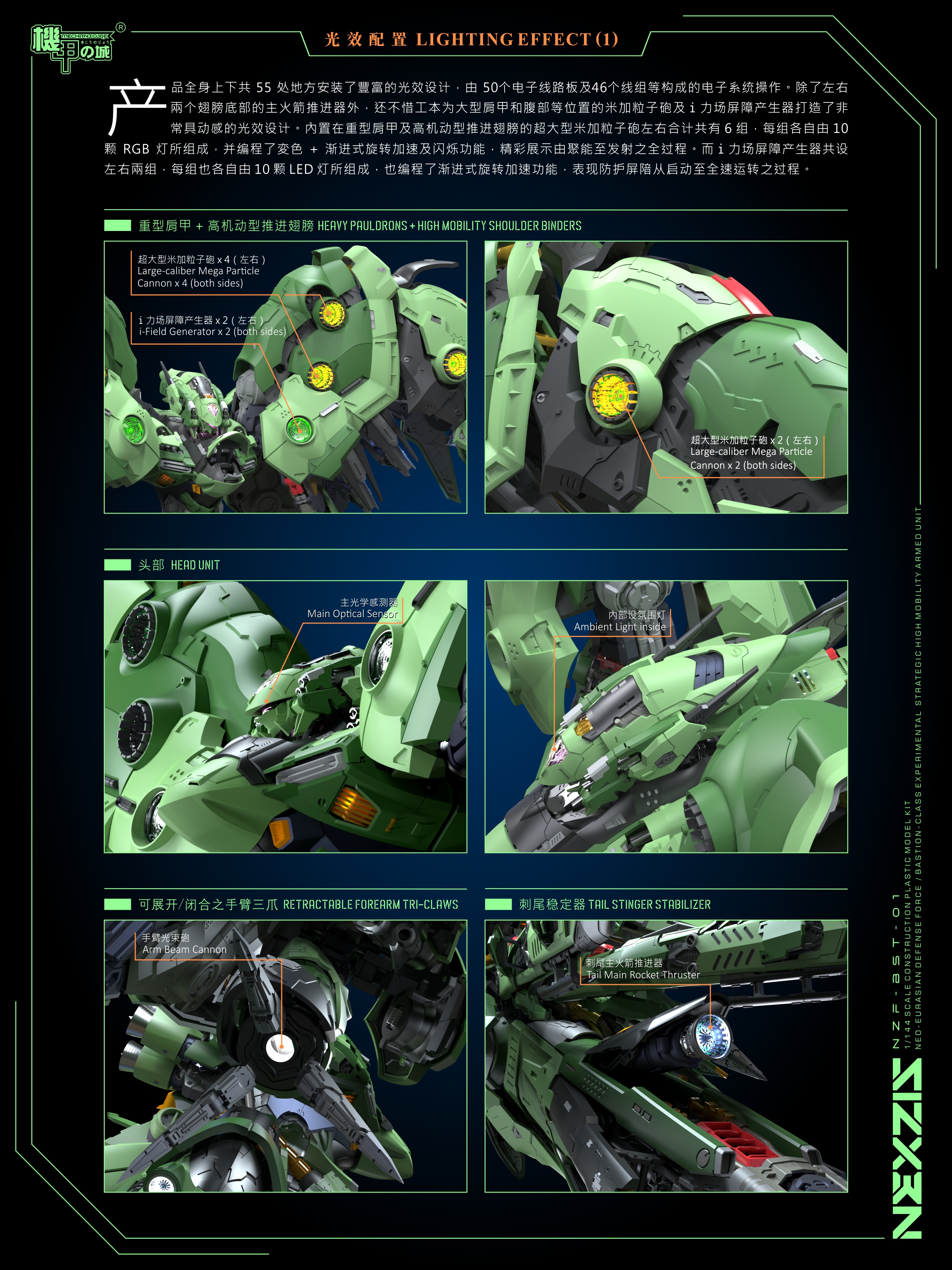 MECHCORE AMX-002 Neue Ziel Model kit 1/144