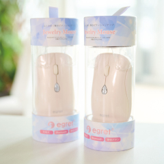 12色人工宝石ボタン付きワイヤレスマウス
