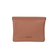 ばね口レザー風マウス収納ポーチ　2素材7色