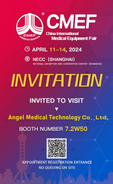 Angel Medical Invitation 89th CMEF in Shanghai