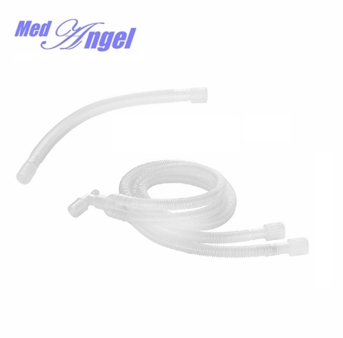 Corrugated Anesthesia Breathing Circuit with Extra Limb