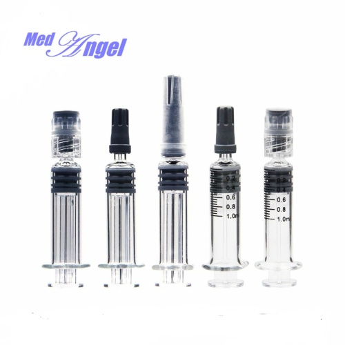 Glass Prefilled Syringe/cosmetic hyaluronic acid glass syringe
