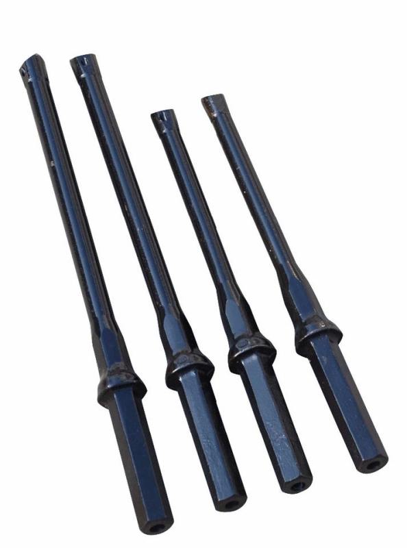 Plug hole drill rod