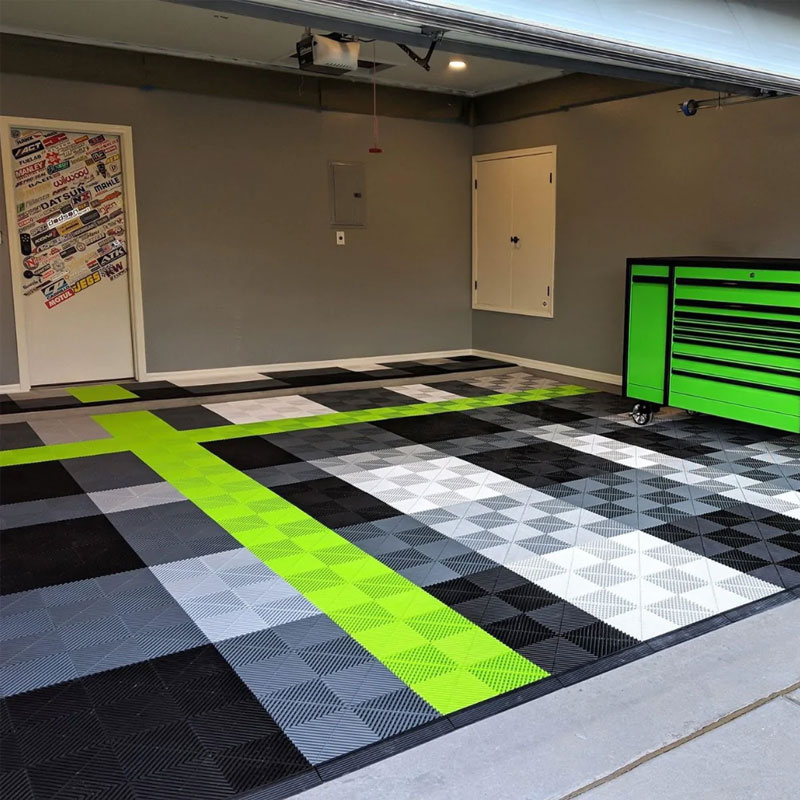 Interlocking Garage Floor Tiles For Car Detail Shops Garage Floor