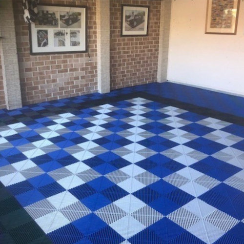 Arlott tile for garage same like racedeck flooring