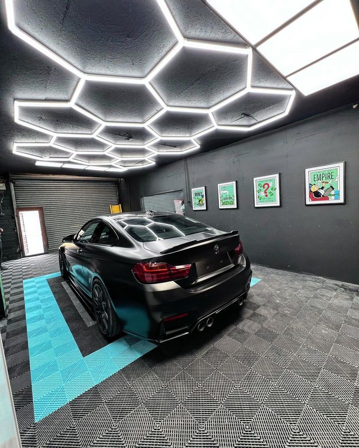 ガレージフロアタイルインターロッキングプラスチック