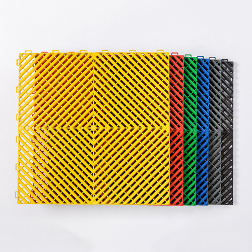 Plastic Interlocking Garage Floor Tiles Removable/Flexiable PP PVC Interlocking Flooring Mats for Car Washing