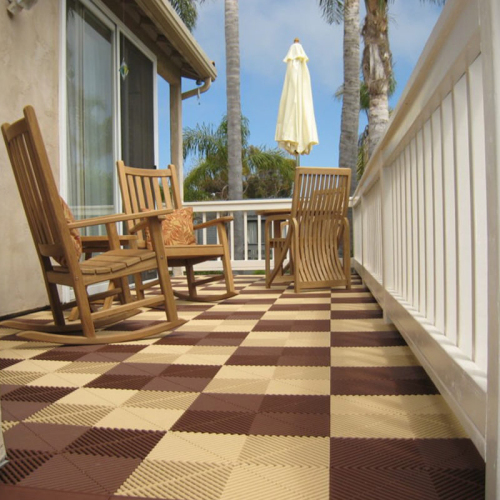 Non-Slip Car Garage Floor Grate Plastic Modular Interlocking Tiles PVC Garage Floor Tiles