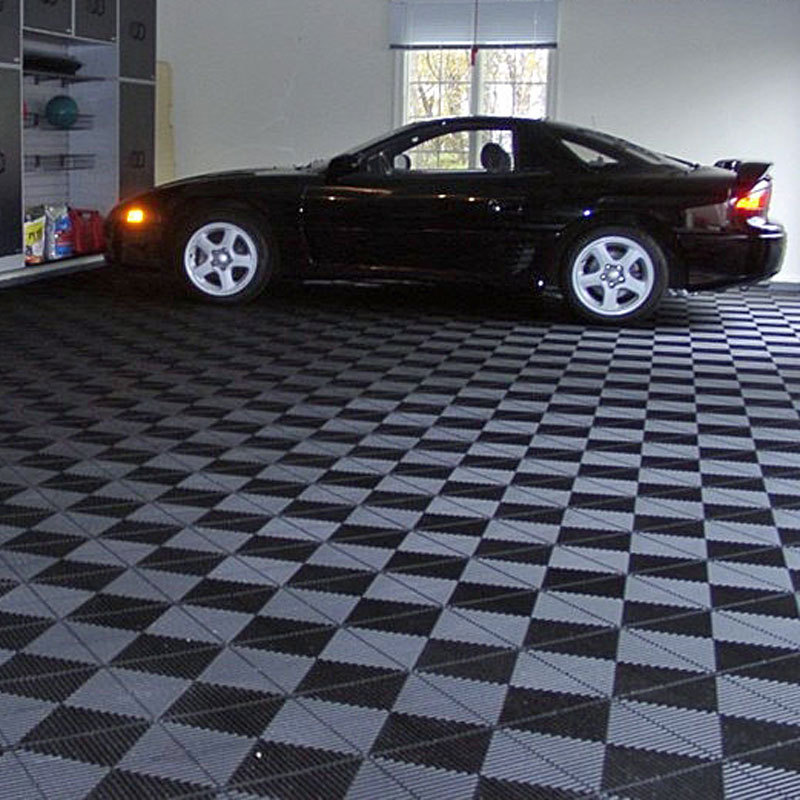 PVC baldosas modulares de enclavamiento para Carwash Car Detailing Taller Garaje Piso