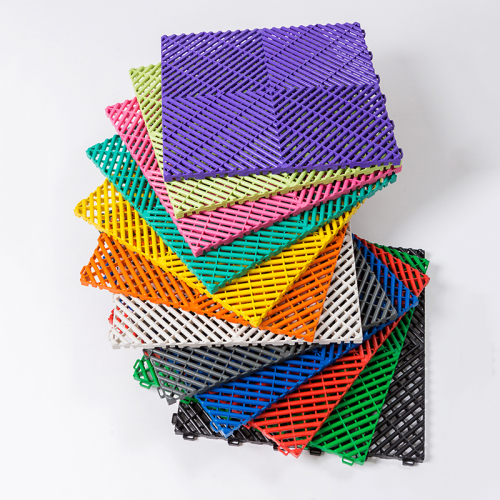 PVC Modular Interlocking Floor Tiles for Carwash Car Detailing Workshop Garage Floor