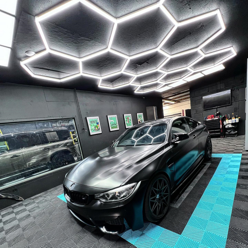 Luzes de trabalho em favo de mel superbrilhantes para carro com forro de led deformável forro de luz hexagonal para carro