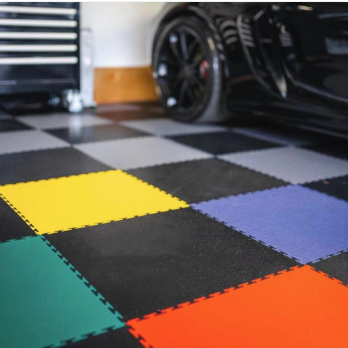 Plastic Flooring Heavy Duty Industrial Garage Floor PVC Tiles Interlocking Garage Floor Tiles