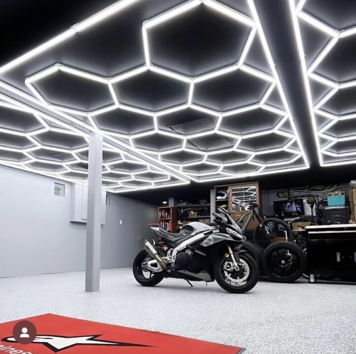 Factory Hexagonal Led Light Hexagon Led Garage Work Light Honeycomb Working Hexagon Lights LED Lamp