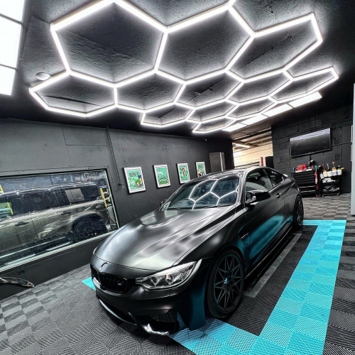 Customizable Shape DIY Hexagonal LED light Led Workshop Light Garage Lamp LED Batten Detailing Car Wash Led Inspection Light