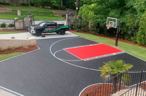 Portable Outdoor PP Plastic Modular Interlocking Basketball Sports Court Flooring Tiles Basketball Court