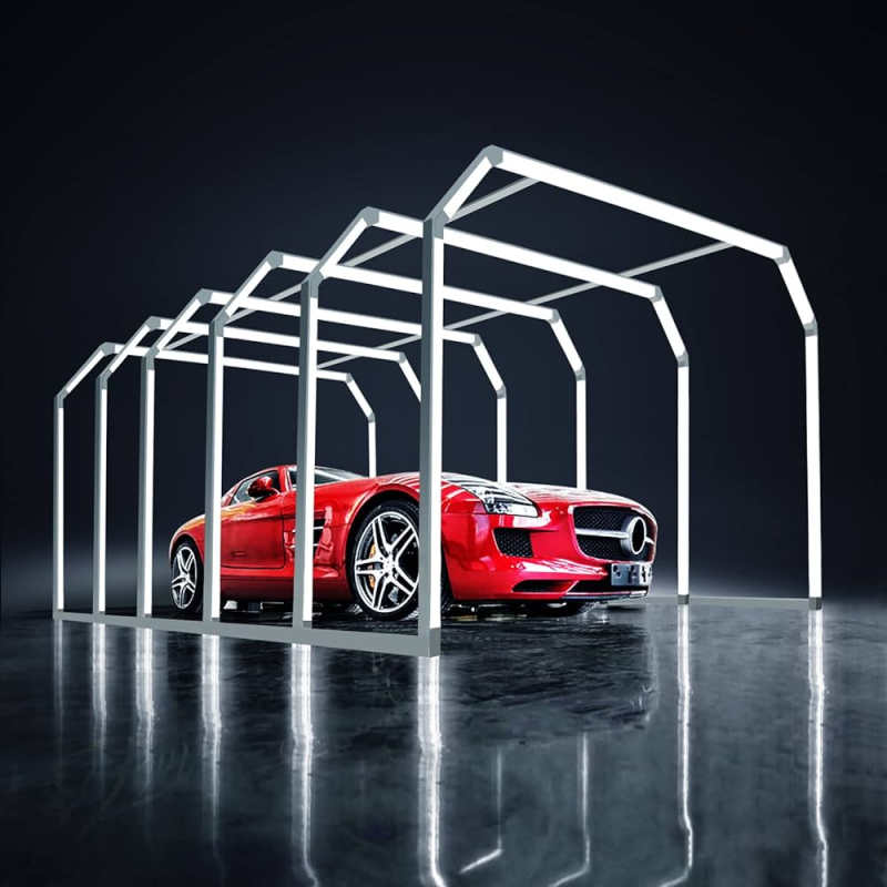 Custom Designed 4m Wide Under Car Garage Led Tunnel Light For 1 Cars Led Detailing Light Tunnel LED