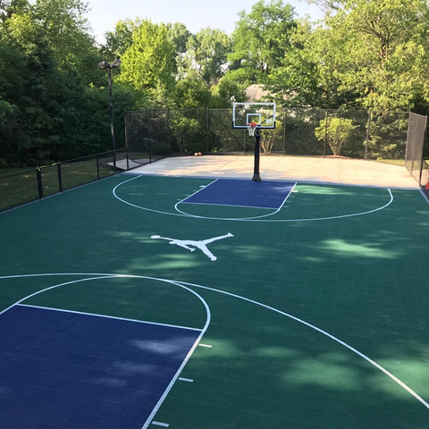 Portable Outdoor PP Plastic Modular Interlocking Basketball Sports Court Flooring Tiles Basketball Court