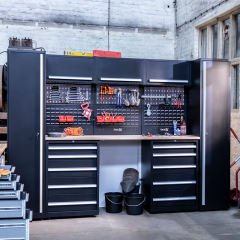 Tool Cabinet Rolling Cabinet Storage Cabinet Tool Box Garage Workshop for Mechanic OEM&ODM Support Tool Storage Workshop Trolley