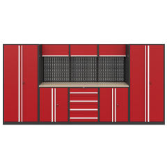 Large Steel Combination Workbench with Removable Feature Tool Cabinet for Home or Workshop Garage Use