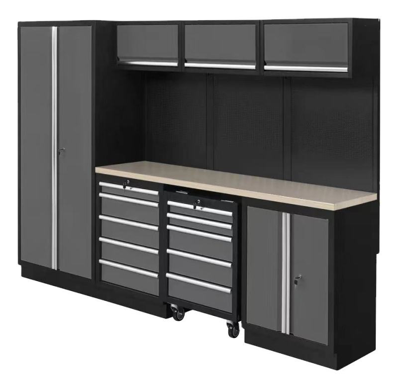 Wholesale Price Workshop Garage Metal Tool Cabinet/Tool Trolley/ Tool Cart With Handle and Wheels