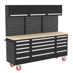 Wholesale Price Workshop Garage Metal Tool Cabinet/Tool Trolley/ Tool Cart With Handle and Wheels