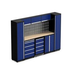 Garage Tool Cabinet Metal Steel Workshop Workstation Drawer Work Bench with Tools