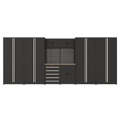 Large Steel Combination Workbench with Removable Feature Tool Cabinet for Home or Workshop Garage Use