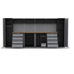 Garage Tool Cabinet Metal Steel Workshop Workstation Drawer Work Bench with Tools